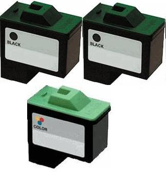 2 x Lexmark 16 (10N0016) Black and 1 x Lexmark 26 (10N0026) Colour High Capacity Remanufactured Ink Cartridge
